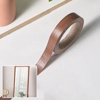 PVC lipni medienos rašto juosta, vandeniui atspari briaunų juosta baldų, spintelių durų rėmų renovacijai 3cm* 10m