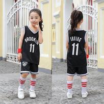 Kids Basketball Jersey Set Printed Number Unisex Kindergarten School Training Uniform XXL