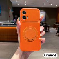 For Motorola Moto G34 Case Motorola Moto G35 Cover Phone Case Back Bumper Shockproof  Soft Fundas Luxury Shockproof Bracket Motorola Moto G35 orange