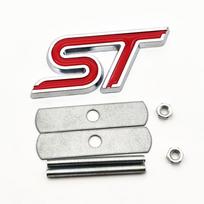 3D Metal ST Logo ST Line Emblem Car Front Grill Rear Trunk BXEC3 ST Line Badge for Ford Puma Fiesta Focus ST Line Sticker Accessories