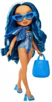MGA 507307-EUC „Rainbow High Swim & Style“ madinga lėlė – Skyler (Mėlyna)