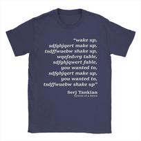 Atsikėlimo sistema A Down Chop Suey parodijos marškinėliai vyrams Laisvalaikio grynos medvilnės marškinėliai trumpomis rankovėmis S4XL Drabužiai S gray