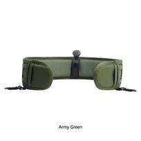 Daugiafunkcis karinis taktinis diržas, patogus Airsoft Molle diržas, armijos treniruotės minkštas paminkštintas kovinis medžioklės juosmens diržas GRGG Army Green-NBTR