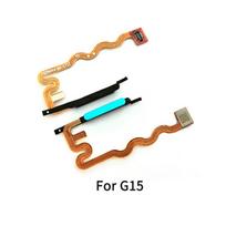 For Motorola Moto G15 Power Button Fingerprint Sensor Flex Cable Repair Parts For G15 Green