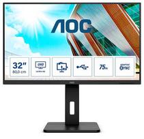 AOC P2 U32P2 computer monitor, 80 cm (31.5 inches), 3840 x 2160 pixels, 4K Ultra HD LED, Black