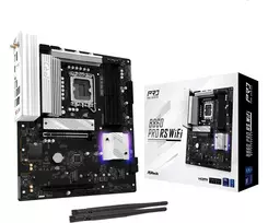 ASRock B860 PRO RS WIFI | Procesorių šeima Intel | Procesoriaus lizdas LGA1851 | DDR5 | Palaikomos kietojo disko sąsajos