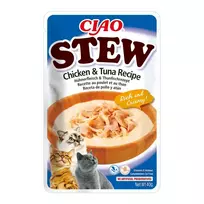 INABA CAT CIAO STEW CHICKEN,FISH, SCALL 24x40g