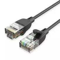 PATCH CABLE CAT.6A UTP/1.5M BLACK SLIM IBIBG VENTION