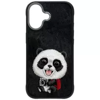 Nimmy Big Eyed Pet 2.0 Panda Case for Apple iPhone 17, Black