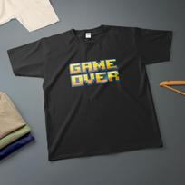 Game Over T-Shirt Retro Arcade Video Game Pixel Gamer Gift Tee | Various Sizes & Colours | Unisex Fit | Made in the UK 110