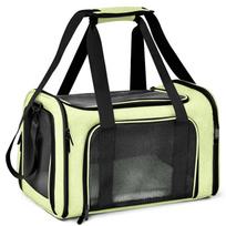 Pet Dog Carrier Bag Soft Side Backpack Cat Pet Carriers Dog Travel Bags Airline Approved Transport For Small Dogs Cats Outgoing S(40 25 25CM)