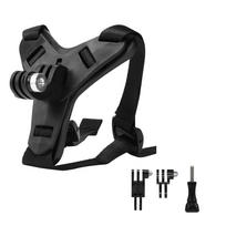 Motorcycle Helmet Chin Strap Mount for GoPro Hero 13 12 11 10 9 8 DJI Osmo Insta360 SJCAM SJ4000 AKASO Action Camera Accessories