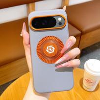 Google Pixel 10A Graphene Heat Dissipation Phone Case with 9A Magnetic Color Block Mirror Frame Protective Cover Google Pixel 10 Pro