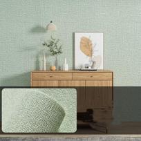 10 metrų / rulonas 3D lipnus, storas, vandeniui atsparus tapetas Lininis tekstūruotas grynos spalvos namų dekoratyvinis atnaujintas lipdukas 50cm*10m beige