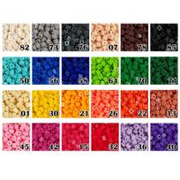 2400/4800PCs 6*6mm 24Color 200PCs/color Pixel Art Puzzle Building Blocks DIY 3D Small Brick Puzzle Toy For Children Fun 6MM blue