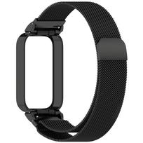 Metalinis dėklas+Milaniškas dirželis Xiaomi mi band 9 aktyviems priedams apyrankė correa+Apsauginis buferio korpusas Dangtelis Redmi band 3 For Mi Band 9 active gray