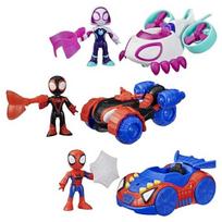 Žaislinė mašinėlė su figūrėle Hasbro Spidey and His Amazing Friends (Žmogus-voras) G19525L0