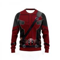 Deadpool Wolverine Cosplay Hoodis Skaitmeninė Spauda Unisex Ilgomis Rankovėmis Palaidinė Gerbėjams Kids 100cm black