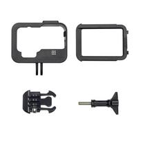 Frame Mount Case for GoPro Hero 13 12 11 10 9 Black Protective Housing Border Holder Quick Release Base Action Camera 1/2 Pack gray