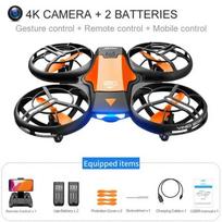 2025 m. naujas V8 indukcinio valdymo RC sraigtasparnio žaislų dovana FPV VR mini dronas 4k HD aerofotografija sulankstomas kvadrokopteris su kamera 4K camera 2 battery