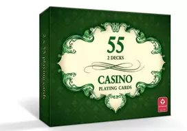 Casino card 2 x 55 l.