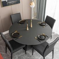 Vienos spalvos odinis staltiesė, atspari vandeniui ir aliejui, nuolatinė valgomojo stalo danga, odinė apvali staltiesė, namų ūkio bekvapė staltiesė, apvali 80cm round