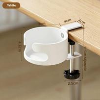 Drink Mount Universal Desktop Cup Holder Rotating Adjustable Table Edge Holder Arm Clamp Clip On Rotating Cup Holder Table Edge A2