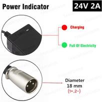 24V 2A švino-rūgštinis akumuliatoriaus įkroviklis 28.8V elektriniam vežimėliui, golfo vežimėliui, piktžolių ravėjimo mašinai. Aukštos kokybės AU