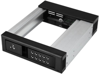 StarTech.com 5.25 to 3.5 Hard Drive Hot Swap Bay - For 3.5 SATA/SAS Drives - Speichereinschubadapter - 13,30cm (5,25) bis 3.5 (13.3 cm to 8.9 cm)