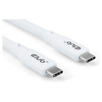 Club3D Lifestyle USB-C Kabel PD 240W.20Gbps 2m wei St/St