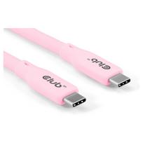 Club3D Lifestyle USB-C Kabel PD 240W.20Gbps 2m pink St/St