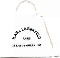 Rankinė Karl Lagerfeld 240W3892106 (moterims), smėlio, dydis Universalus