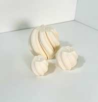 Apvali sojų vaško žvakių šviesa 5.7x6cm
