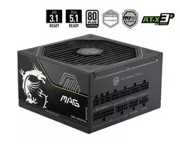 MSI MAG A1200PLS PCIE5 maitinimo blokas, 1200W, 306-7ZPNX11-CE0