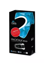 Cardo Packtalk Bold JBL Motociklo laisvų rankų sistema su papildoma 2-ąja šalmo garso sistema