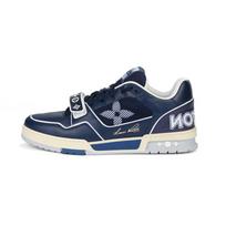 LOUIS VUITTON Trainers 'Navy Mesh' 1A9DEF 44 blue