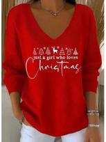 2025 Europe 3D Snowflake V-Neck Casual Women's Sweater for Autumn/Winter M brown