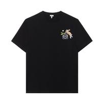 LOEWE X Suna Fujita Crewneck T-Shirt H526Y22XC9-1100 M black