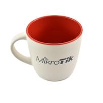 MIKROTIK puodelis juodas su raudonu(MTCP)
