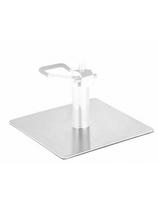 X dalys kirpyklinės kėdės kvadratinis stovas Inox L009