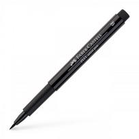Rašiklis piešimui Faber-Castell PITT Artist Pen B, teptukinis, #199 juodos spalvos