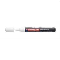 Žymeklis Edding 790, lako pagrindu, apvaliu galiuku, 2-3mm, baltos spalvos