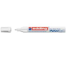 Žymeklis Edding 750 lako pagrindu, apvaliu galiuku, 2-4mm, skirtas dekoravimui, baltos spalvos