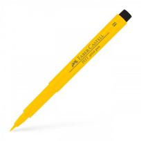 Rašiklis piešimui Faber-Castell PITT Artist Pen B, teptukinis, #107 Cadmium Yellow