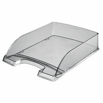 Dokumentų lentynėlė Leitz Plus Standart, A4, plastikinė, dūminės spalvos