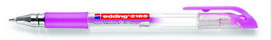 Gelinis rašiklis Edding Gel Roller 2185, 0.7mm, metalo efektu, rožinės spalvos