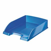 Dokumentų lentynėlė Leitz Plus Wow, 255x70x357mm, plastikinė, blizgi, mėlynos spalvos