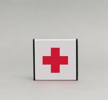 Ženklas informacinis 1.8 Med. pagalba, 93x93mm