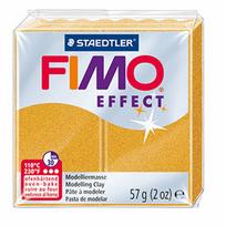 Modelinas Fimo, 56g, metalizuotos auksinės spalvos