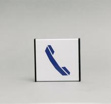 *Ženklas informacinis 1.16 Telefonas, 93x93mm